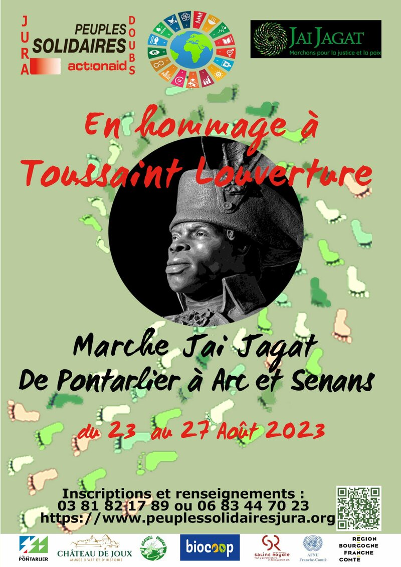 Affiche de la marche Toussaint Louverture